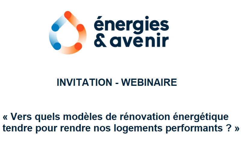 Energies & Avenir_ Webinaire « Vers quels modèles de rénovation ...